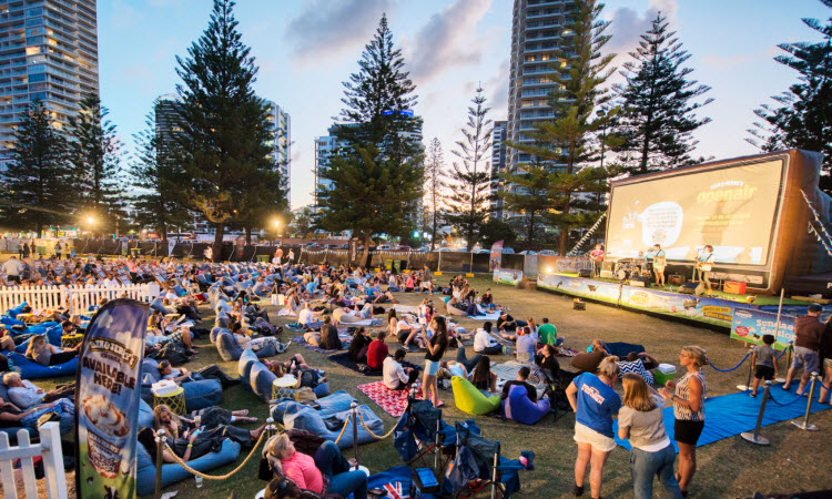 Open Air Cinema Botanical Gardens Melbourne Photos