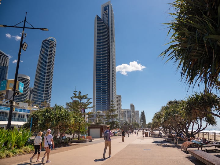 Surfers Paradise Gold Coast during Covid-19